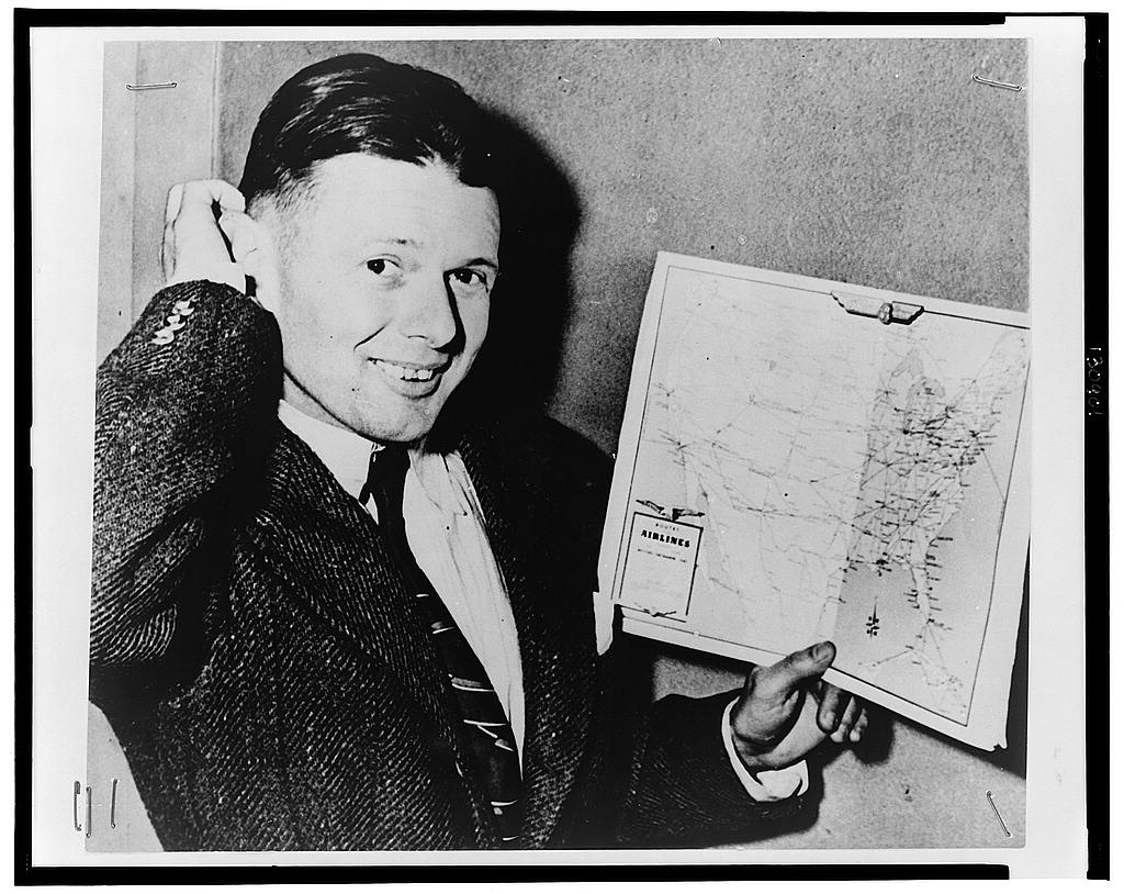 Portrait of Douglas "Wrong Way" Corrigan, circa 1942